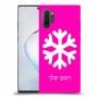 שלג כיסוי מגן קשיח בעיצוב אישי עם השם שלך ל Samsung Galaxy Note10+ 5G יחידה אחת סקרין מובייל