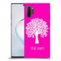 עץ כיסוי מגן קשיח בעיצוב אישי עם השם שלך ל Samsung Galaxy Note10+ 5G יחידה אחת סקרין מובייל