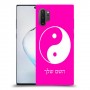 סמל יינג יאנג - סין כיסוי מגן קשיח בעיצוב אישי עם השם שלך ל Samsung Galaxy Note10+ 5G יחידה אחת סקרין מובייל