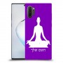 יוגה כיסוי מגן קשיח בעיצוב אישי עם השם שלך ל Samsung Galaxy Note10+ 5G יחידה אחת סקרין מובייל