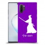 סמוראי כיסוי מגן קשיח בעיצוב אישי עם השם שלך ל Samsung Galaxy Note10+ 5G יחידה אחת סקרין מובייל