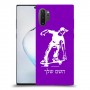ילד סקייטבורד כיסוי מגן קשיח בעיצוב אישי עם השם שלך ל Samsung Galaxy Note10+ 5G יחידה אחת סקרין מובייל