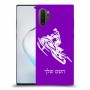 אופנוע שלג כיסוי מגן קשיח בעיצוב אישי עם השם שלך ל Samsung Galaxy Note10+ 5G יחידה אחת סקרין מובייל