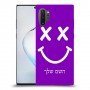 סמיילי כיסוי מגן קשיח בעיצוב אישי עם השם שלך ל Samsung Galaxy Note10+ 5G יחידה אחת סקרין מובייל
