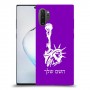 פסל החירות כיסוי מגן קשיח בעיצוב אישי עם השם שלך ל Samsung Galaxy Note10+ 5G יחידה אחת סקרין מובייל