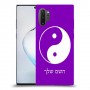 סמל יינג יאנג - סין כיסוי מגן קשיח בעיצוב אישי עם השם שלך ל Samsung Galaxy Note10+ 5G יחידה אחת סקרין מובייל