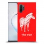 זברה כיסוי מגן קשיח בעיצוב אישי עם השם שלך ל Samsung Galaxy Note10+ 5G יחידה אחת סקרין מובייל