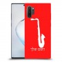 סקספון כיסוי מגן קשיח בעיצוב אישי עם השם שלך ל Samsung Galaxy Note10+ 5G יחידה אחת סקרין מובייל