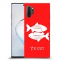 דגים כיסוי מגן קשיח בעיצוב אישי עם השם שלך ל Samsung Galaxy Note10+ 5G יחידה אחת סקרין מובייל