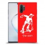 ילד סקייטבורד כיסוי מגן קשיח בעיצוב אישי עם השם שלך ל Samsung Galaxy Note10+ 5G יחידה אחת סקרין מובייל