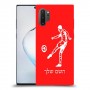 שחקן כדורגל כיסוי מגן קשיח בעיצוב אישי עם השם שלך ל Samsung Galaxy Note10+ 5G יחידה אחת סקרין מובייל