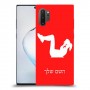 אימון ספורט - אישה כיסוי מגן קשיח בעיצוב אישי עם השם שלך ל Samsung Galaxy Note10+ 5G יחידה אחת סקרין מובייל