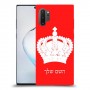 כתר מלכותי כיסוי מגן קשיח בעיצוב אישי עם השם שלך ל Samsung Galaxy Note10+ 5G יחידה אחת סקרין מובייל