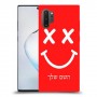 סמיילי כיסוי מגן קשיח בעיצוב אישי עם השם שלך ל Samsung Galaxy Note10+ 5G יחידה אחת סקרין מובייל