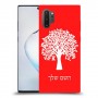 עץ כיסוי מגן קשיח בעיצוב אישי עם השם שלך ל Samsung Galaxy Note10+ 5G יחידה אחת סקרין מובייל