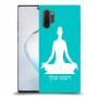 יוגה כיסוי מגן קשיח בעיצוב אישי עם השם שלך ל Samsung Galaxy Note10+ 5G יחידה אחת סקרין מובייל