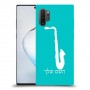 סקספון כיסוי מגן קשיח בעיצוב אישי עם השם שלך ל Samsung Galaxy Note10+ 5G יחידה אחת סקרין מובייל