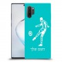 שחקן כדורגל כיסוי מגן קשיח בעיצוב אישי עם השם שלך ל Samsung Galaxy Note10+ 5G יחידה אחת סקרין מובייל