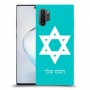 מגן דוד - ישראל כיסוי מגן קשיח בעיצוב אישי עם השם שלך ל Samsung Galaxy Note10+ 5G יחידה אחת סקרין מובייל