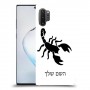 עקרב כיסוי מגן קשיח בעיצוב אישי עם השם שלך ל Samsung Galaxy Note10+ 5G יחידה אחת סקרין מובייל