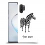 זברה כיסוי מגן קשיח בעיצוב אישי עם השם שלך ל Samsung Galaxy Note10+ 5G יחידה אחת סקרין מובייל