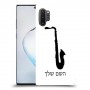 סקספון כיסוי מגן קשיח בעיצוב אישי עם השם שלך ל Samsung Galaxy Note10+ 5G יחידה אחת סקרין מובייל