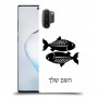 דגים כיסוי מגן קשיח בעיצוב אישי עם השם שלך ל Samsung Galaxy Note10+ 5G יחידה אחת סקרין מובייל