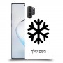 שלג כיסוי מגן קשיח בעיצוב אישי עם השם שלך ל Samsung Galaxy Note10+ 5G יחידה אחת סקרין מובייל