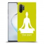 יוגה כיסוי מגן קשיח בעיצוב אישי עם השם שלך ל Samsung Galaxy Note10+ 5G יחידה אחת סקרין מובייל
