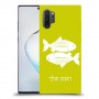 דגים כיסוי מגן קשיח בעיצוב אישי עם השם שלך ל Samsung Galaxy Note10+ 5G יחידה אחת סקרין מובייל