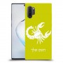 עקרב כיסוי מגן קשיח בעיצוב אישי עם השם שלך ל Samsung Galaxy Note10+ 5G יחידה אחת סקרין מובייל