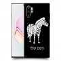 זברה כיסוי מגן קשיח בעיצוב אישי עם השם שלך ל Samsung Galaxy Note10+ יחידה אחת סקרין מובייל