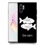 דגים כיסוי מגן קשיח בעיצוב אישי עם השם שלך ל Samsung Galaxy Note10+ יחידה אחת סקרין מובייל