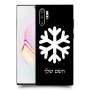 שלג כיסוי מגן קשיח בעיצוב אישי עם השם שלך ל Samsung Galaxy Note10+ יחידה אחת סקרין מובייל