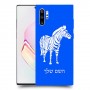 זברה כיסוי מגן קשיח בעיצוב אישי עם השם שלך ל Samsung Galaxy Note10+ יחידה אחת סקרין מובייל