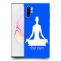 יוגה כיסוי מגן קשיח בעיצוב אישי עם השם שלך ל Samsung Galaxy Note10+ יחידה אחת סקרין מובייל