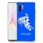 אופנוע שלג כיסוי מגן קשיח בעיצוב אישי עם השם שלך ל Samsung Galaxy Note10+ יחידה אחת סקרין מובייל