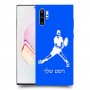 שחקן טניס כיסוי מגן קשיח בעיצוב אישי עם השם שלך ל Samsung Galaxy Note10+ יחידה אחת סקרין מובייל