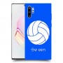 כדורעף - כדור כיסוי מגן קשיח בעיצוב אישי עם השם שלך ל Samsung Galaxy Note10+ יחידה אחת סקרין מובייל