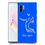 שחקן כדורעף כיסוי מגן קשיח בעיצוב אישי עם השם שלך ל Samsung Galaxy Note10+ יחידה אחת סקרין מובייל