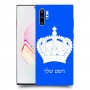 כתר מלכותי כיסוי מגן קשיח בעיצוב אישי עם השם שלך ל Samsung Galaxy Note10+ יחידה אחת סקרין מובייל