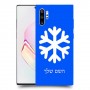 שלג כיסוי מגן קשיח בעיצוב אישי עם השם שלך ל Samsung Galaxy Note10+ יחידה אחת סקרין מובייל