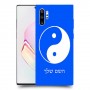סמל יינג יאנג - סין כיסוי מגן קשיח בעיצוב אישי עם השם שלך ל Samsung Galaxy Note10+ יחידה אחת סקרין מובייל