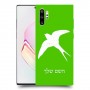 ציפור לבלוע כיסוי מגן קשיח בעיצוב אישי עם השם שלך ל Samsung Galaxy Note10+ יחידה אחת סקרין מובייל