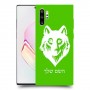 זאב כיסוי מגן קשיח בעיצוב אישי עם השם שלך ל Samsung Galaxy Note10+ יחידה אחת סקרין מובייל