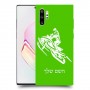 אופנוע שלג כיסוי מגן קשיח בעיצוב אישי עם השם שלך ל Samsung Galaxy Note10+ יחידה אחת סקרין מובייל