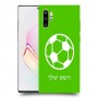 כדורגל - כדור כיסוי מגן קשיח בעיצוב אישי עם השם שלך ל Samsung Galaxy Note10+ יחידה אחת סקרין מובייל