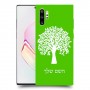 עץ כיסוי מגן קשיח בעיצוב אישי עם השם שלך ל Samsung Galaxy Note10+ יחידה אחת סקרין מובייל