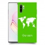 מפת העולם כיסוי מגן קשיח בעיצוב אישי עם השם שלך ל Samsung Galaxy Note10+ יחידה אחת סקרין מובייל