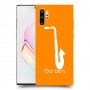 סקספון כיסוי מגן קשיח בעיצוב אישי עם השם שלך ל Samsung Galaxy Note10+ יחידה אחת סקרין מובייל